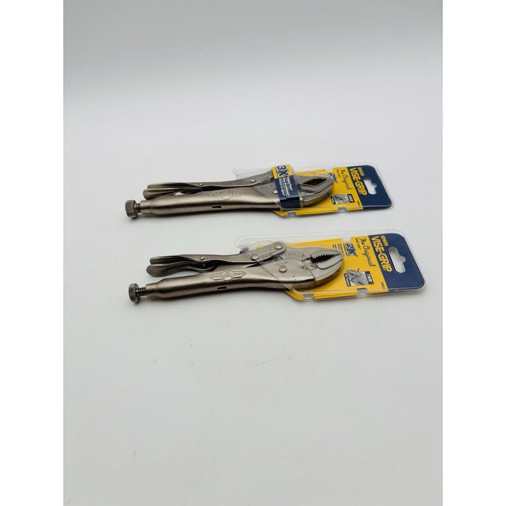 New. Set of 2 "The Original" Irwin 10CR & 7WR Vise Grip Locking Pliers Sealed - Picture 11 of 15